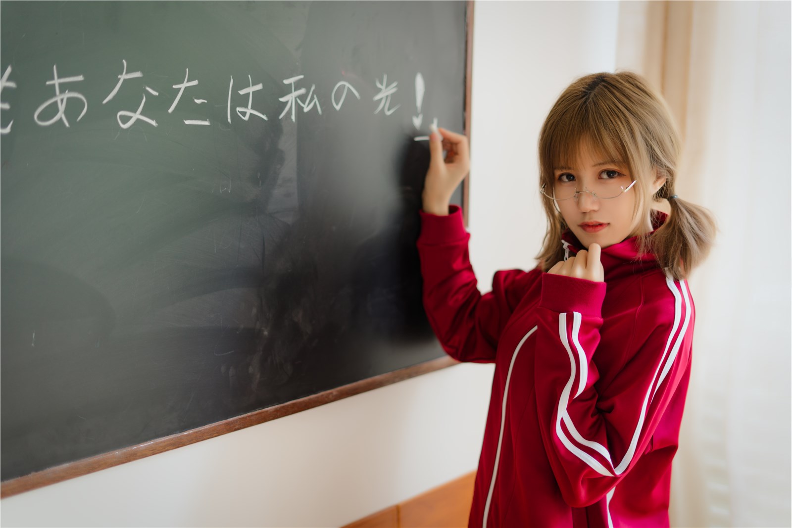 Chiyo Ogura w NO.005 Red gymnastics jacket(35)